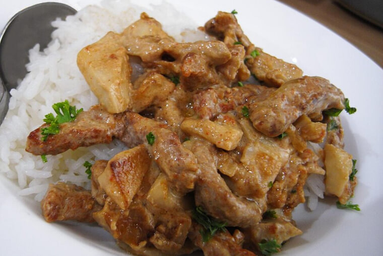 Beef Stroganoff