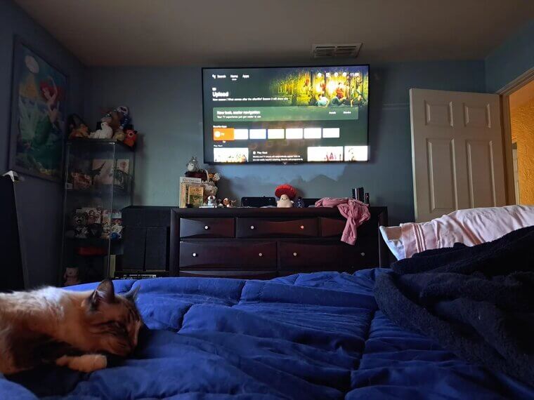 Watching TV Late at Night