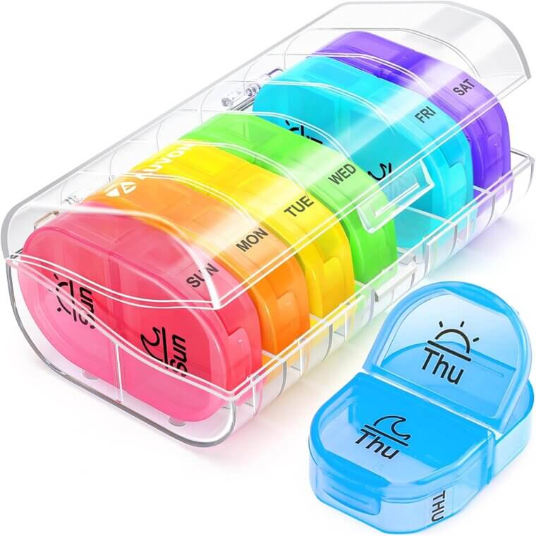 AUVON Pill Organizer - Your Daily Health Partner - Now 30% Off!