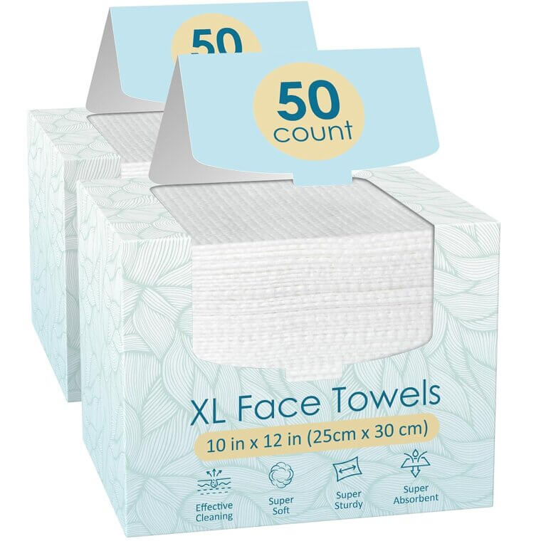 Fygrip XL Face Towels – Soft, Disposable & Skin-Friendly - 20% Off!