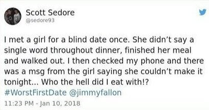 That's Not a Blind Date, That's a Stranger Date