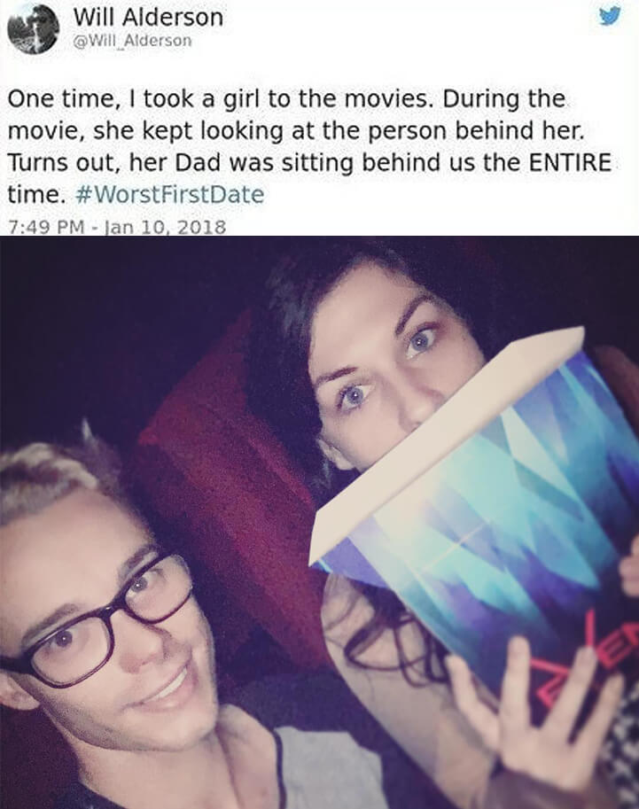 Just Her Dad Creeping From Behind