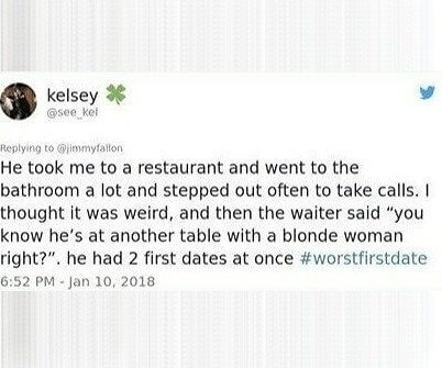 When Your Date Double-Booked You