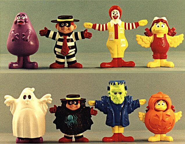 1990–1995: McDonald's Happy Meal Toys