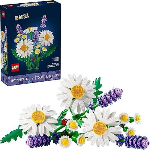 Beautiful LEGO Daisies Building Kit that Creates Stunning Displays. 