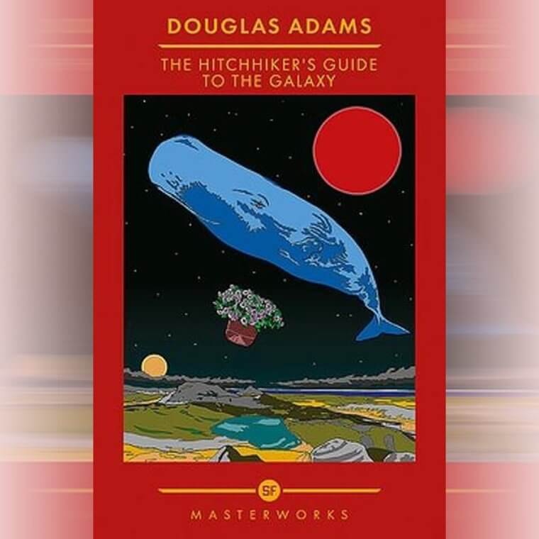 6. "Per Anhalter durch die Galaxis" von Douglas Adams