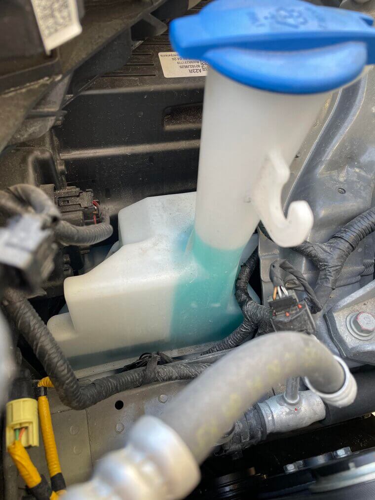 Refill the Windshield Washer Fluid Regularly