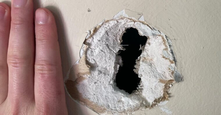 Fixing a Drywall Hole