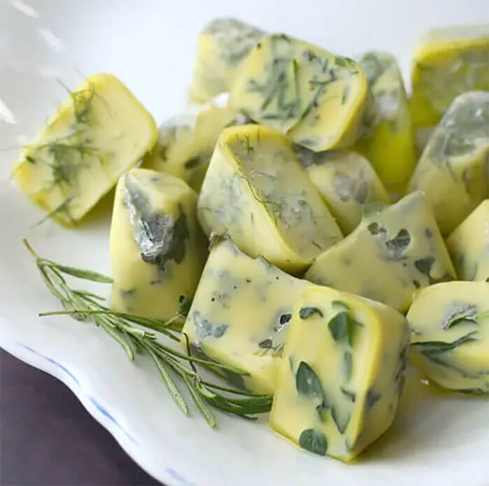 Freeze And Preserve Herbs In Olive Oil To Make Cooking Easier