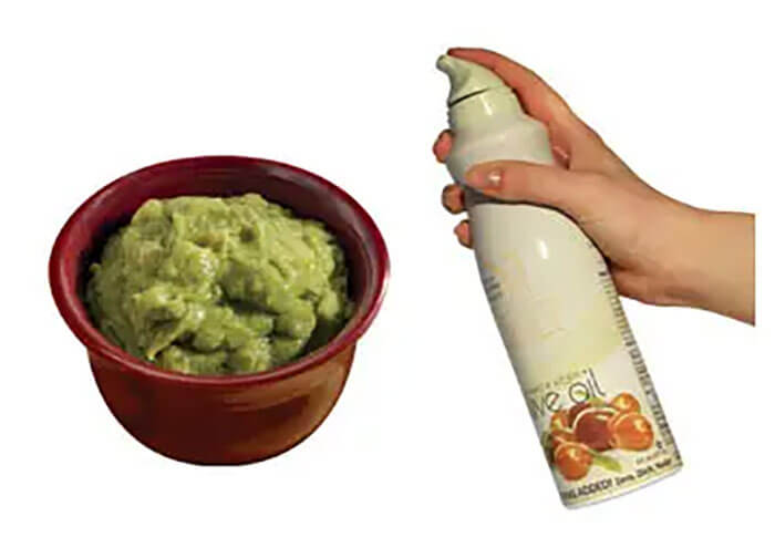 Spray Left Over Guacamole With Cooking Spray Before Putting It Back In The Fridge