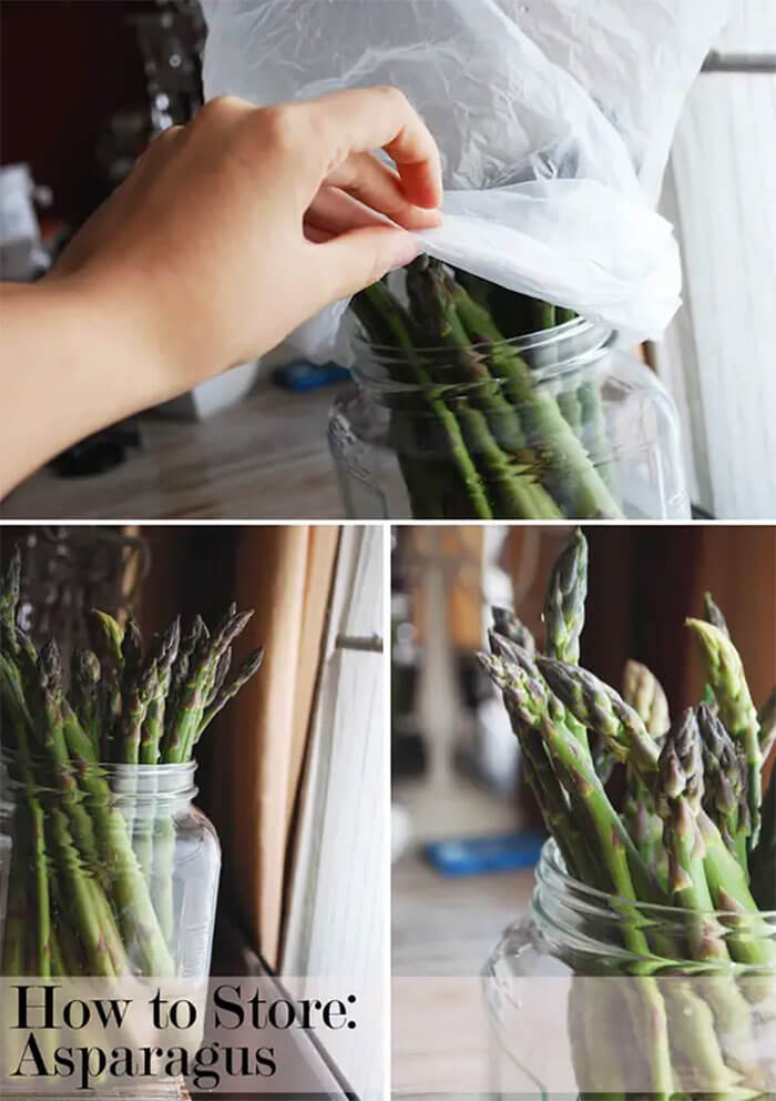 Store Asparagus Like Flowers