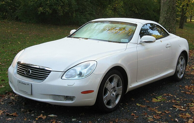 5. Lexus SC 430 - 68,405 dollár