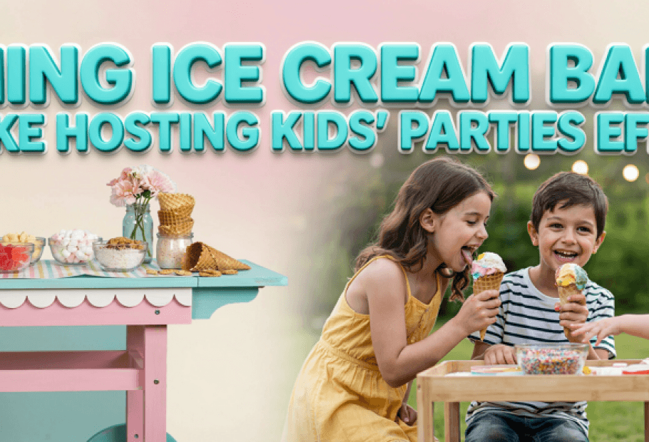 Ice Cream Bar Ideas That Make Hosting Kids' Parties Effortless