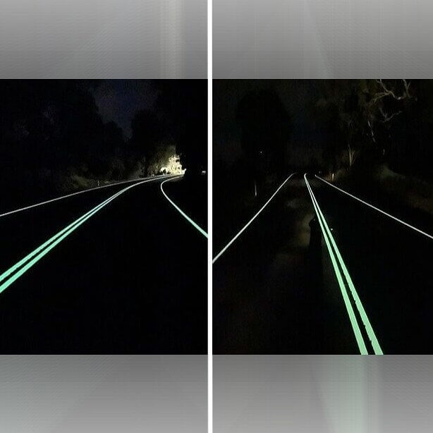A Road That Glows In The Dark in Australia