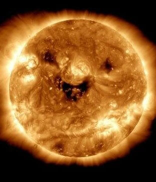 NASA Caught The Sun Smiling