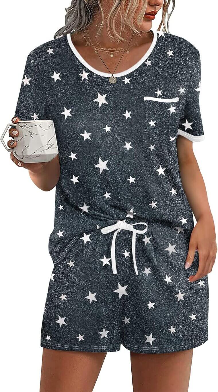 Ekouaer Pajama Set - Soft Sleepwear for Women & Teens - 27% Off!