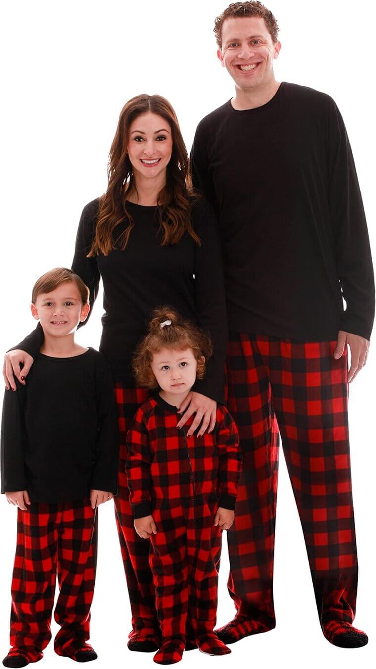 Family Buffalo Plaid PJs Cozy Matching Pajamas for All Ages - 33% Off!