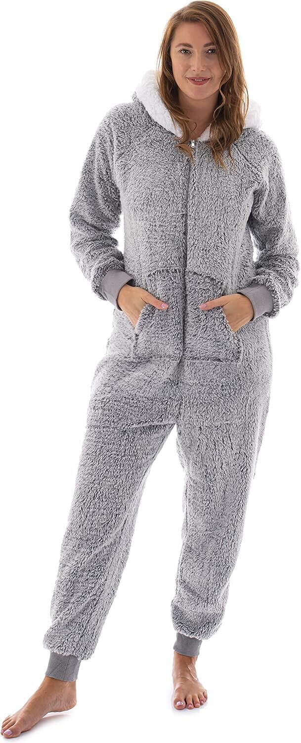Big Softy Onesie Pajamas - Cozy Fleece Comfort for Women & Teens 