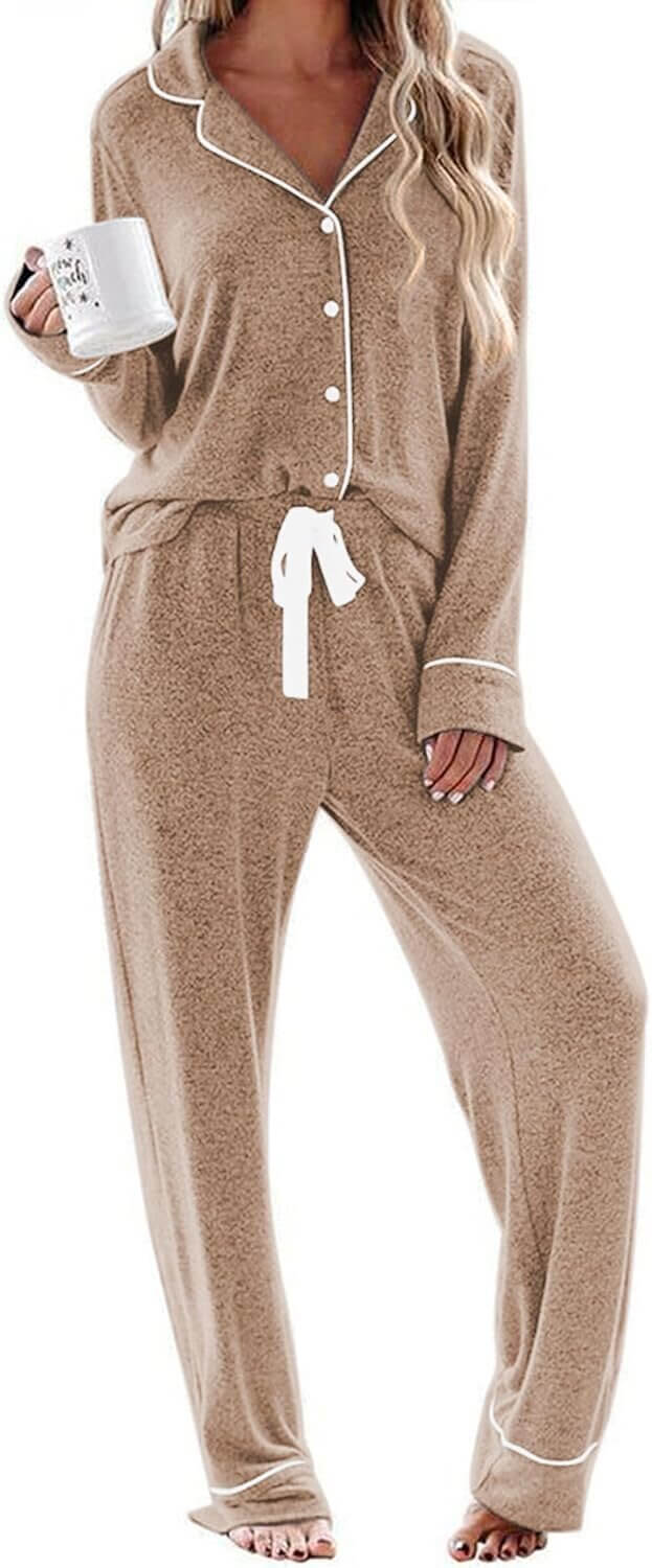 Ekouaer Pajama Set - Cozy & Stylish Sleepwear - Now 33% Off!