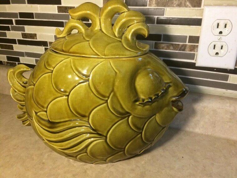 Ceramic Cookie Jar Sat on Every Counter