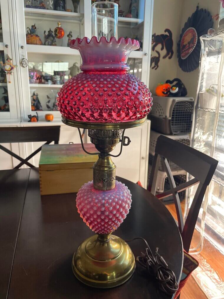 Hobnail Glass Lamps Cast an Unforgettable Glow