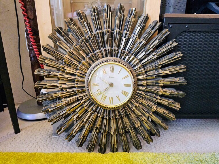 The Sunburst Clock Split the Room in Two