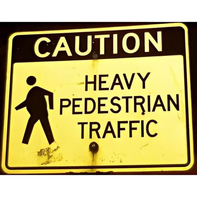 When Pedestrians Get Too Heavy