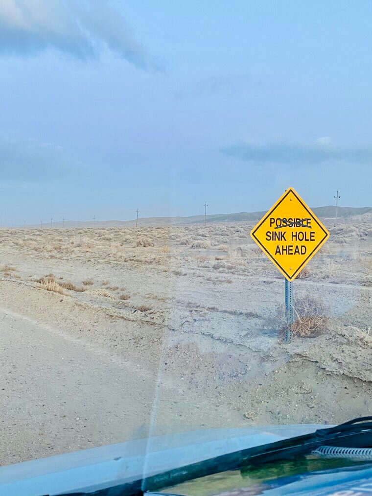 Possible Sinkhole? Nope, Definitely a Sinkhole Ahead