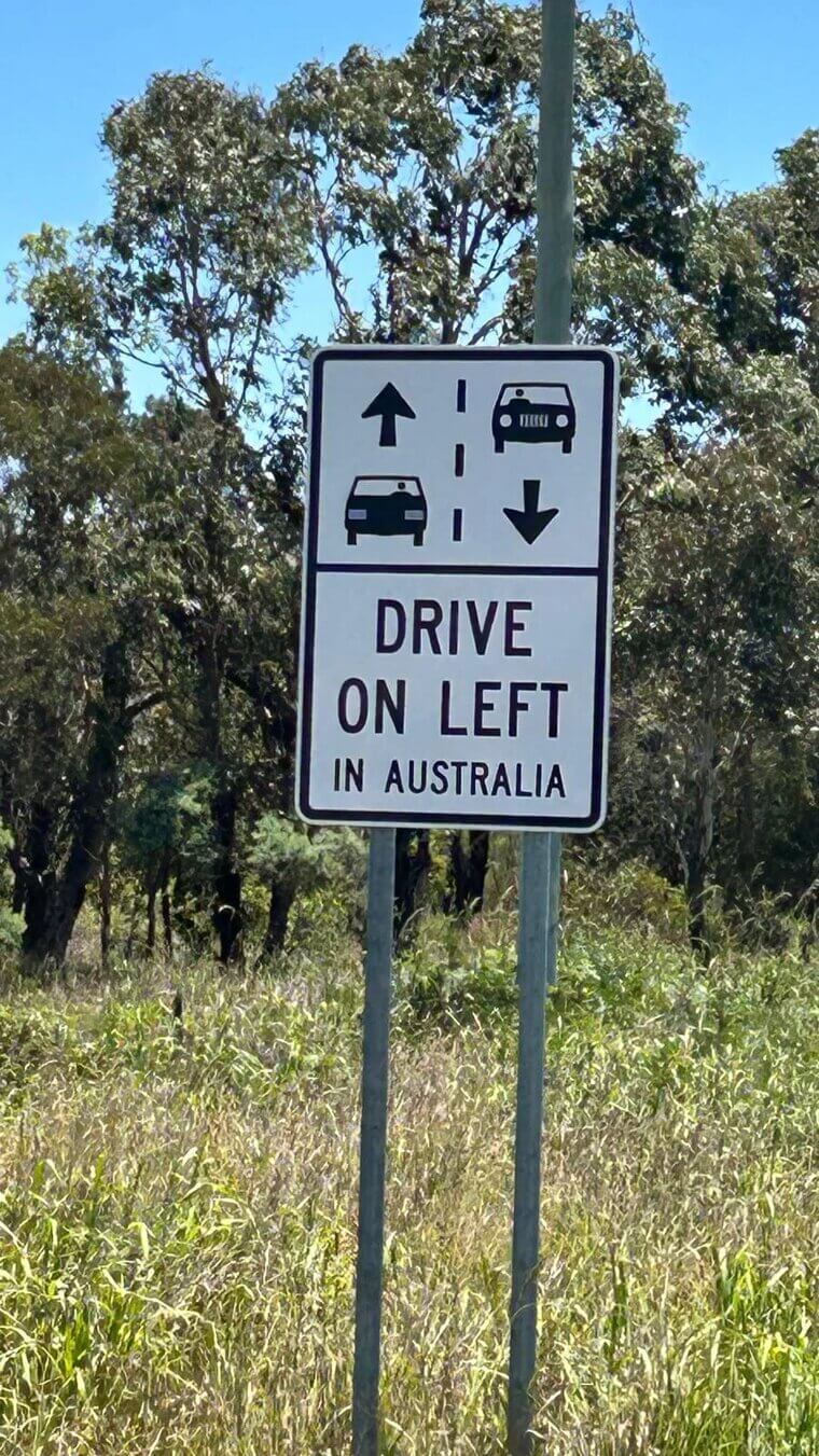 Drive on Left in Australia
