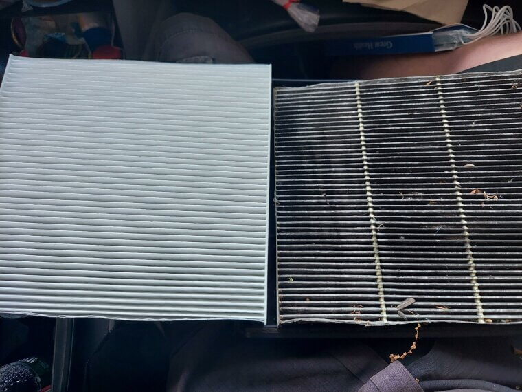 Swapping Engine Air Filters