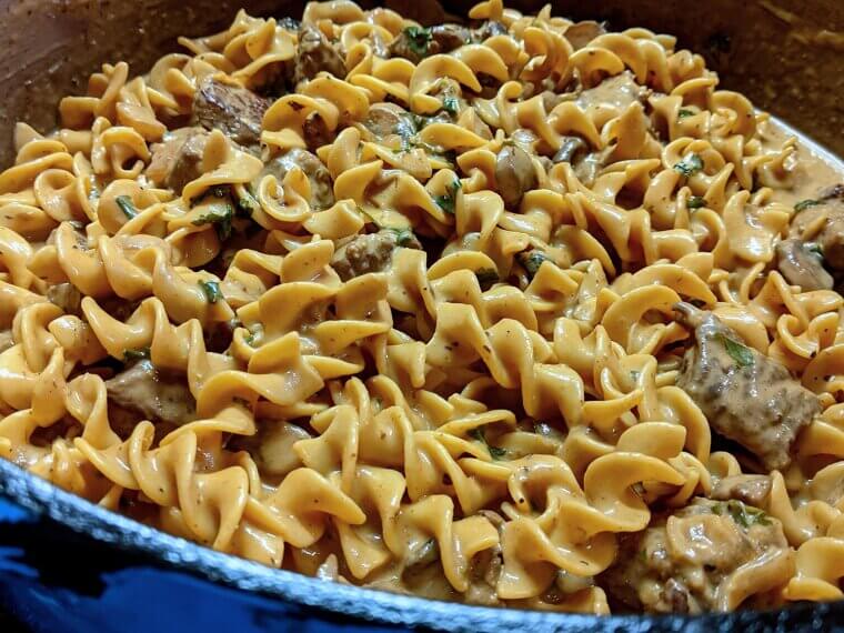 Beef Stroganoff