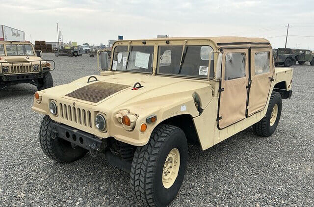 AM General M1165A1B3FK5 HMMWV 4 Door Hard Top W/Truck Body
