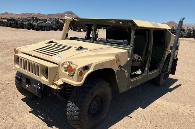 AM General M1151A1 W/MCTAGS HMMWV 4 Door Hard Top W/Slant Back