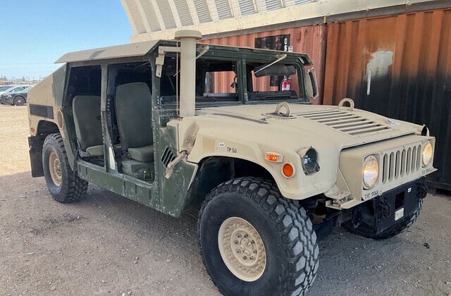 AM General M1151A1 HMMWV 4 Door Hard Top W/Slant Back