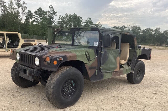 2001 AM General M1123 HMMWV 4 Door Soft Top W/Truck Body