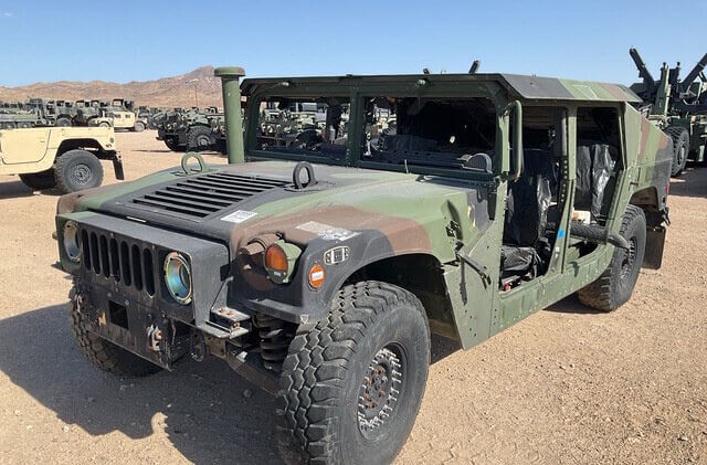 AM General M1151A1 W/MCTAGS HMMWV 4 Door Hard Top W/Slant Back