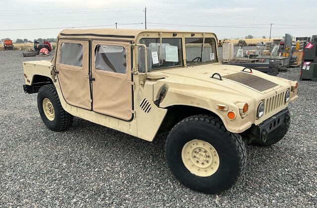 AM General M1097R1 HMMWV 4 Door Soft Top W/Truck Body