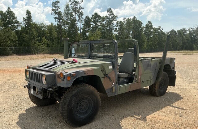 2007 AM General M1152 HMMWV 2 Door W/Truck Body