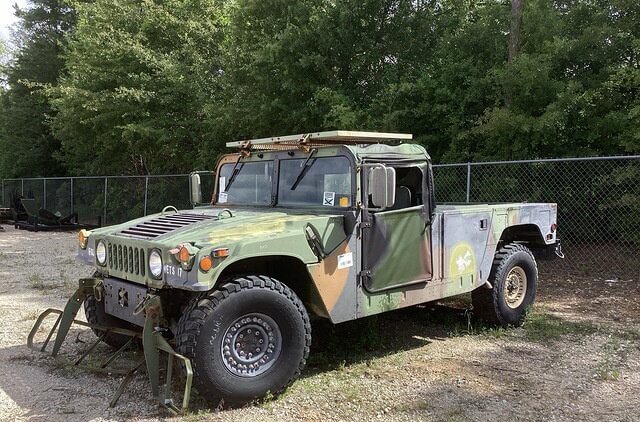 1996 AM General M1097A2 HMMWV 2 Door Soft Top W/Truck Bod
