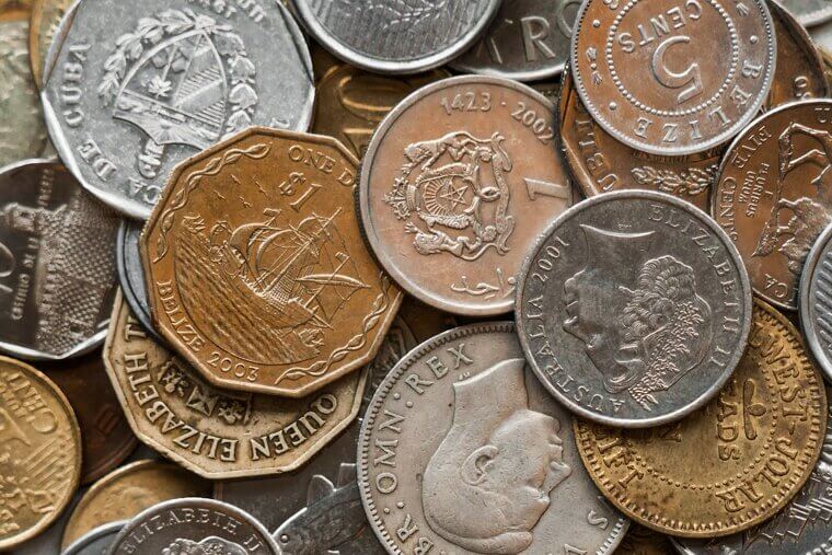 Old Coins and Foreign Currency