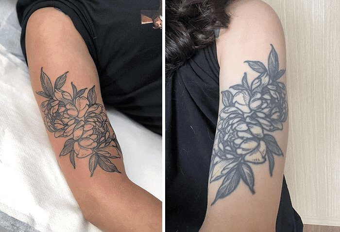 This Flower Tattoo Hasn't Faded Too Bad