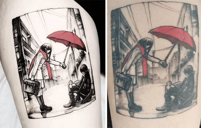 A Unique Tattoo That Ages Gracefully