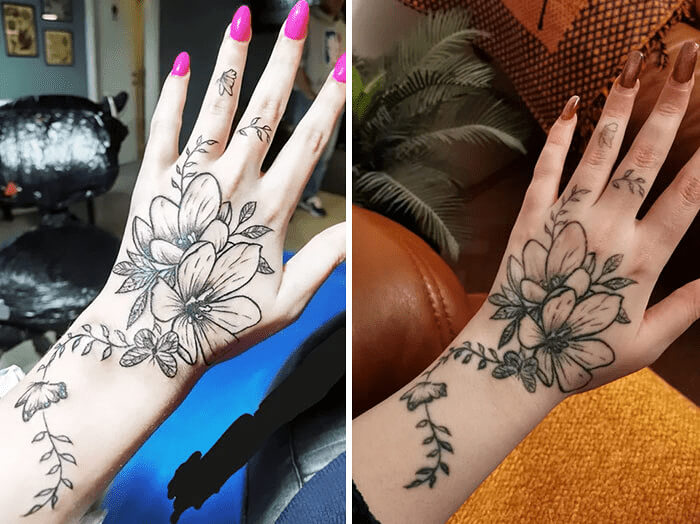 This Flower Tattoo Still Looks Great Years Later