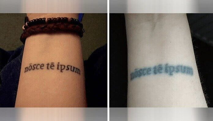 This Latin Quote Has Faded A Lot Over The Years