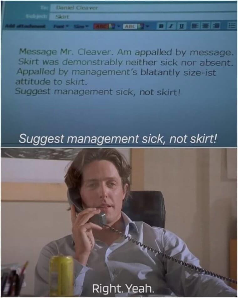 Sexual Harassment In Bridget Jones’ Diary (2001)