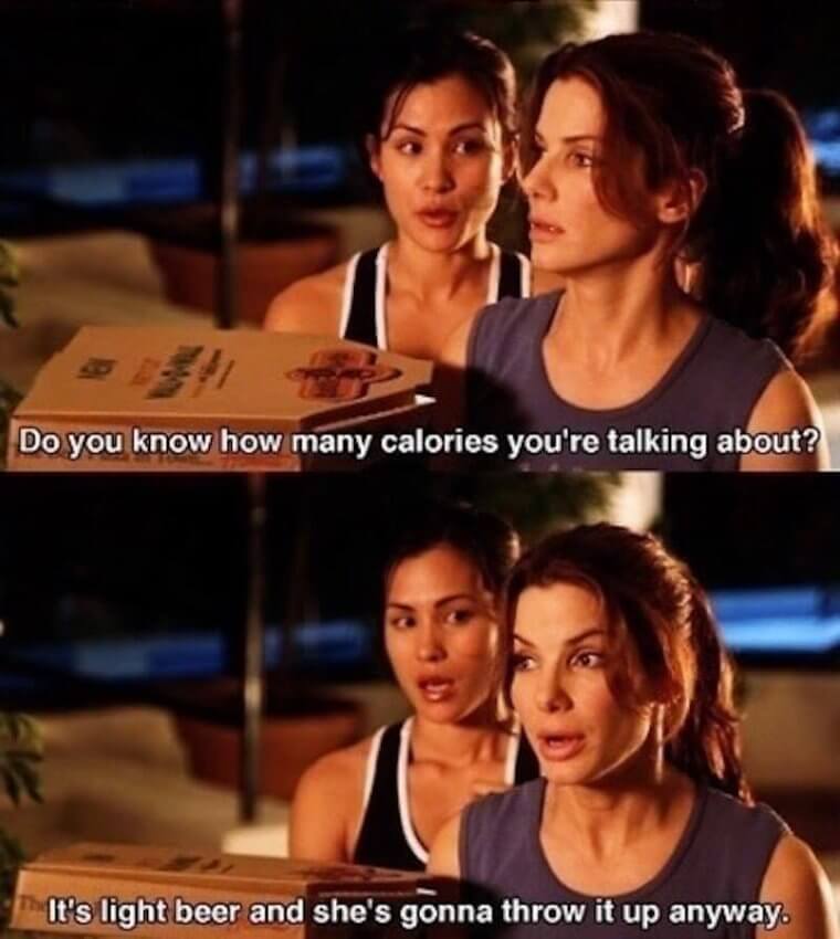 The Eating Disorder Gags In Miss Congeniality (2000)
