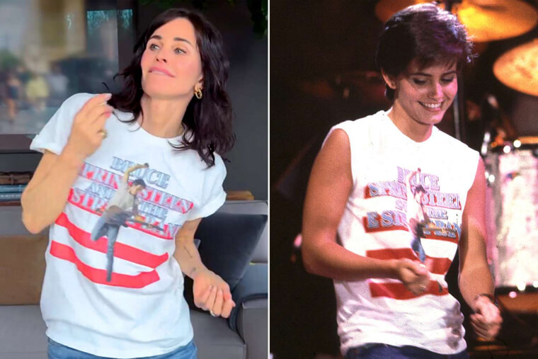 Dancing in the Dark, 1984, Bruce Springsteen: Courteney Cox Played the Lucky Fan Pulled on Stage and Eventually Became Television Royalty
