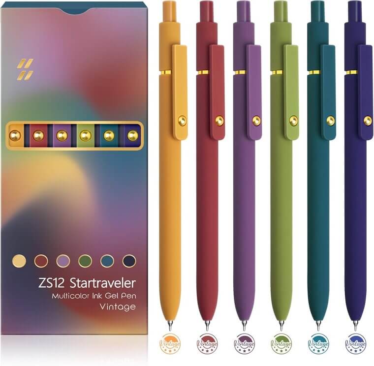 Color Pens Journaling Set - Smooth Writing, Vibrant Colors - Enjoy 24% Off!