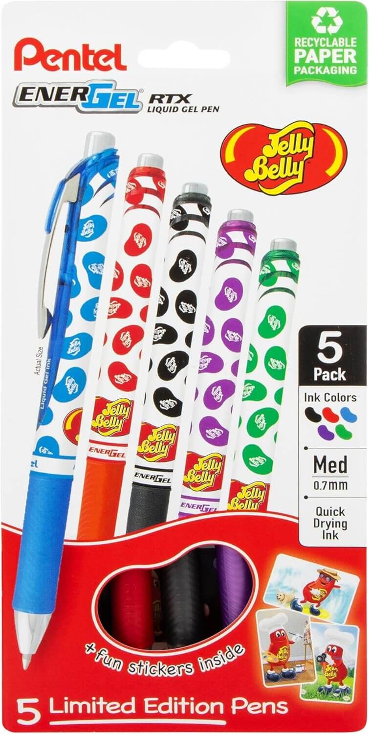 Pentel EnerGel Pens - Smooth Writing, Cool Colors 