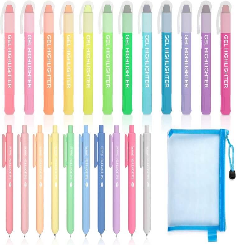 Bible Highlighters & Pens - Perfect for Art & Journaling 